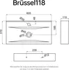 doporro Lavabo à Poser Noir Mat Vasque Suspendu en Voir les images du produit 7