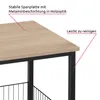 tectake® Beistelltisch Grimsby 40x40x55,5cm Produktbild-Vorschau 5