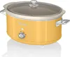SWAN SF17031YELNEW Retro pomalý hrnec 6,5 l, nepřilnavý Náhled obrázku produktu 1