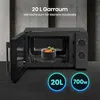 Hisense Mikrowelle H20MOBP1HI 20 l, 700 W, Produktbild-Vorschau 14