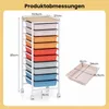 COSTWAY Rollcontainer mit 10 stapelbaren Schubladen & Produktbild-Vorschau 7