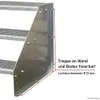 3 treden, vrijstaande trap, model 1, wit. Trap van staal, Productafbeelding-voorbeeld 5