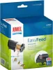 The image shows the packaging of a Juwel EasyFeed automatic fish feeder. Produktbild-Vorschau