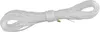 A coiled white rope with a small gold fitting at one end, against a white background. Produktbild-Vorschau