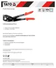 Pince à plier YATO YT-5131 345mm 1.05kg Voir les images du produit 10