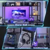 Gaming-Schreibtisch mit Aufsatz, 47-Zoll-Computertisch mit Produktbild-Vorschau 6