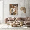 Leinwandbild Wandbild SAXOPHONIST Malerei Retro Stil Produktbild-Vorschau 6
