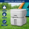 Toilette portatile SereneLifeHome per uso esterno con borsa Anteprima dell’immagine prodotto 2