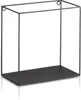 A black metal wall shelf is shown against a white background. Anteprima dell’immagine prodotto