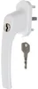 Abschließbarer Fenstergriff Mistral Weiß RAL 9016 Stift 38 Produktbild-Vorschau 2