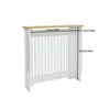 FATIVO Copritermosifone 78×20×83 cm – copritermo bianco Anteprima dell’immagine prodotto 2