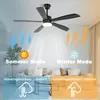 ZMH wentylator sufitowy LED ściemnialny 125CM wentylator Podgląd zdjęcia produktu 3