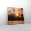 Bild auf Leinwand - Leinwandbild - Palme Fluss Sommer - Produktbild-Vorschau 4