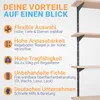 BOOMET Wandregal Metall mit Boden · Regal in 50 Varianten · Produktbild-Vorschau 5