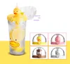 Kreative Kunststoff Stroh Wasserflasche Niedlichen Tier Produktbild-Vorschau 7