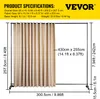 Parete divisoria per tende VEVOR 300,5 x 257,5 cm, set di Anteprima dell’immagine prodotto 7