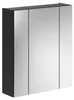Spiegelschrank Linus BxHxT 60 x 70 cm x 18 cm schwarz Produktbild-Vorschau 13