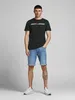 JACK & JONES Rundhals T-Shirt 2-er Stück Pack Kurzarm Shirt Produktbild-Vorschau 4