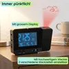 Projektions-Wecker mit Funk-Wetterstation, USB-Port, Produktbild-Vorschau 3