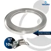 tecuro Schlauchschellen Endlosband Set: 5 Meter, Bandbreite Produktbild-Vorschau 2