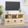 The Living Store TV-Schrank Sonoma-Eiche 100x35x50 cm Produktbild-Vorschau 2
