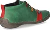 A side view of a green boot with red and yellow accents. Anteprima dell’immagine prodotto