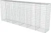 vidaXL Mur de gabions avec couverture Acier galvanisé Voir les images du produit 4