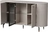 Selsey Zante - Sideboard 3-türig Glastür, graubeige, 150 cm Produktbild-Vorschau 4