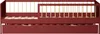 Ausziehbett für Kinder 190x90cm terracotta ADAM Produktbild-Vorschau 4