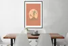 MuchoWow® MuchoWow® Gerahmtes Poster Palme - Pastell - Rot Produktbild-Vorschau 3