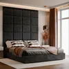 Panel Tapicerowany Prostokąt 60cm x 20cm Czarny MAGIC Podgląd zdjęcia produktu 5