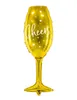 Balon foliowy Kieliszek 28x80cm złoty Podgląd zdjęcia produktu 1