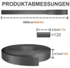 LZQ PVC Sichtschutzstreifen für Doppelstabmattenzaun & Produktbild-Vorschau 2