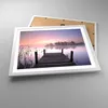 Gerahmtes Poster - Weißer Rahmen - Morgen Sonnenaufgang Produktbild-Vorschau 3