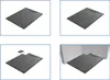 SMC Duschwanne 100x80cm schwarz Steinoptik mit Produktbild-Vorschau 9