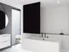 Basic Duschrollo Duschvorhang PEVA Schwarz 130x240 cm Produktbild-Vorschau 2