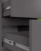 Komoda AKORD JERRY Grafit Szary 80 cm 1 drzwi 3 szuflady Podgląd zdjęcia produktu 4