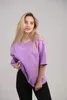 Koszulka  na krotki rekaw oversize - rozmiar XL - fioletowa Podgląd zdjęcia produktu 7
