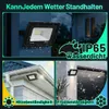 Faziango 100W LED Strahler Außen Fluter Scheinwerfer IP66 Produktbild-Vorschau 5