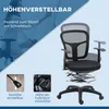 Kancelářská židle Vinsetto, ergonomická kreslící židle, Náhled obrázku produktu 4