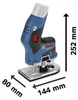Bosch 06016B0002 Bosch GKF 12V-8 Akku-Fräse inkl. Vista previa de la imagen del producto 2