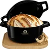KAISERTAL 26cm Gusseisen Topf Brot Backen - Emaillierte Produktbild-Vorschau 1