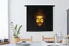 MuchoWow® Wandteppich Wandbehang Buddha - Gesicht - Gold Produktbild-Vorschau 2
