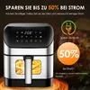 OYAJIA 9L Heißluftfritteuse mit Sichtfenster, Friteuse Produktbild-Vorschau 8