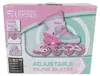 Street Rider Inline Skeelers Rose/Vert Ajustable, Taille Voir les images du produit 3