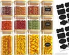 Contenitori in vetro, set di 12, contenitori da 750 ml/430 Anteprima dell’immagine prodotto 3