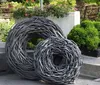 Corona di liane rustica nera 65 cm - Decorazione per Anteprima dell’immagine prodotto 1