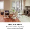 Klarstein vinotéka, slim, 1 zóna, sklenené dvere, UV Náhľad obrázku produktu 2