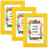 MG Design Set aus 3 Gelb Bilderrahmen A6 10 x 15 cm - Aus Produktbild-Vorschau 1