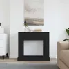 vidaXL Kaminumrandung Schwarz Eichen-Optik 100x30x87,5cm Produktbild-Vorschau 3